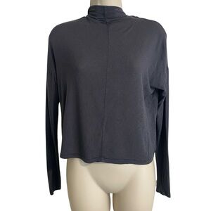 Wilfred - Charcoal Merino Mock T-Neck sweater - XS - Vietnam